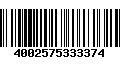 Código de Barras 4002575333374