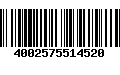 Código de Barras 4002575514520