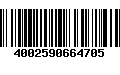 Código de Barras 4002590664705