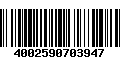 Código de Barras 4002590703947