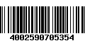 Código de Barras 4002590705354