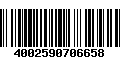 Código de Barras 4002590706658