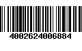 Código de Barras 4002624006884