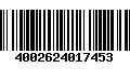 Código de Barras 4002624017453