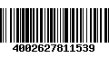 Código de Barras 4002627811539