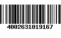 Código de Barras 4002631019167