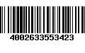 Código de Barras 4002633553423