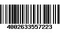 Código de Barras 4002633557223