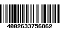 Código de Barras 4002633756862