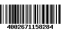 Código de Barras 4002671158284