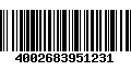 Código de Barras 4002683951231