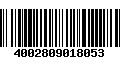 Código de Barras 4002809018053