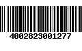 Código de Barras 4002823001277