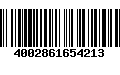 Código de Barras 4002861654213