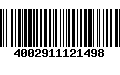 Código de Barras 4002911121498