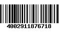 Código de Barras 4002911876718