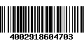 Código de Barras 4002918604703