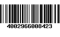 Código de Barras 4002966008423