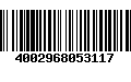 Código de Barras 4002968053117