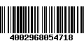 Código de Barras 4002968054718