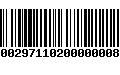 Código de Barras 4002971102000000089