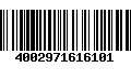 Código de Barras 4002971616101