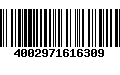 Código de Barras 4002971616309