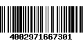 Código de Barras 4002971667301