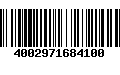 Código de Barras 4002971684100