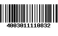 Código de Barras 4003011110832