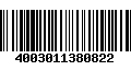 Código de Barras 4003011380822