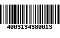 Código de Barras 4003134380013