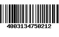 Código de Barras 4003134750212