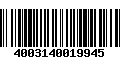 Código de Barras 4003140019945