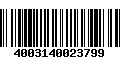 Código de Barras 4003140023799