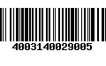 Código de Barras 4003140029005