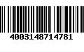 Código de Barras 4003148714781