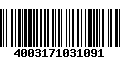 Código de Barras 4003171031091