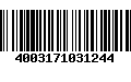 Código de Barras 4003171031244