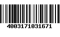 Código de Barras 4003171031671