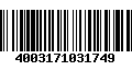 Código de Barras 4003171031749