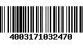 Código de Barras 4003171032470