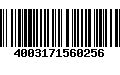 Código de Barras 4003171560256