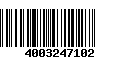 Código de Barras 4003247102