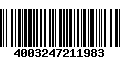 Código de Barras 4003247211983