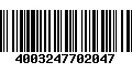 Código de Barras 4003247702047