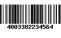 Código de Barras 4003382234564