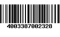 Código de Barras 4003387002328