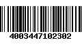 Código de Barras 4003447102302