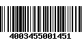 Código de Barras 4003455001451